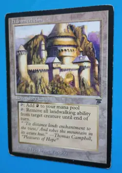 Magic the Gathering MTG Legends HAMMERHEIM 1994 MP U Vintage NICE! - Image 2