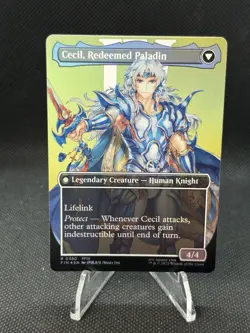 MTG Final Fantasy English Cecil, Dark Knight Borderless 0380 Foil - Image 2