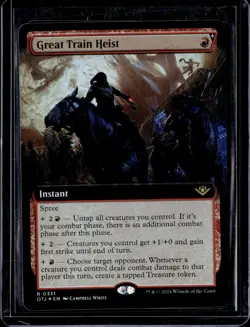 Great Train Heist - 331 - Foil - OTJ - NM - MTG Magic the Gatheringg - Image 1