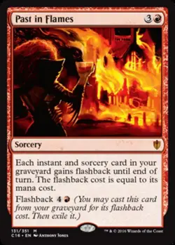 1x Past in Flames NM-Mint, English Commander 2016 MTG Magic - Image 1