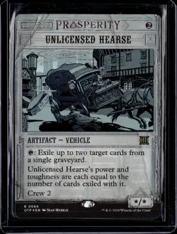 Unlicensed Hearse - 64 - Foil - OTP - NM - MTG Magic the Gathering - Image 1