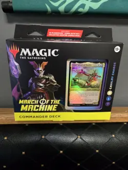 MTG Magic MOM March of the Machine Commander Deck English CAVALRY CHARGE Sealed - Image 1