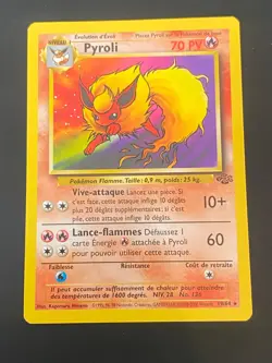 CARTE POKEMON PYROLI 19/64 FR RARE WIZARDS JUNGLE - EXC+ - Image 1