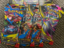 Pokemon Mega Evolution 3 Pack Blister AND 4 Sleeved Art - Factory Sealed - Image 3