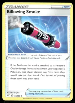 Pokemon TCG Billowing Smoke Uncommon Regular - Image 1