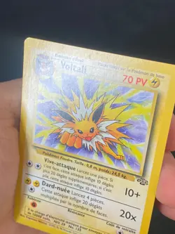 CARTE POKEMON VOLTALI 20/64 FR RARE WIZARDS JUNGLE - TBE+ - Image 2