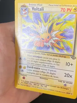 CARTE POKEMON VOLTALI 20/64 FR RARE WIZARDS JUNGLE - TBE+ - Image 5