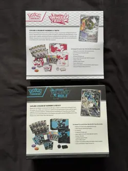 Pokemon TCG Black Bolt and White Flare Elite Trainer Box ETB Bundle Both Sealed - Image 4