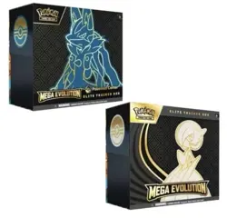 Pokemon Center Mega Evolution Gardevoir & Lucario ETB Elite Trainer Box Set of 2 - Image 1