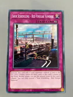Sour Scheduling - Red Vinegar Vamoose - 1st Edition Common MP24-EN333 Yugioh - Image 1