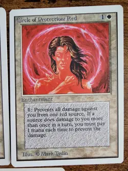 MTG ⭐UNLIMITED (2nd) Edition⭐ ⭐NM+ ⭐Circle of Protection SET⭐ 1x of each Card - Image 5