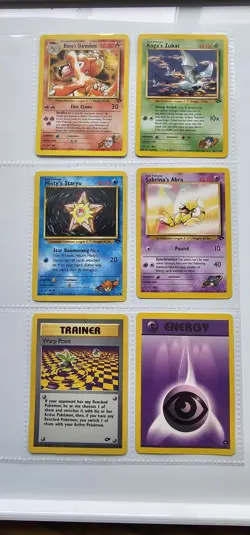 WOTC Pokemon TCG - Gym Challenge - 6 Card Lot - Image 1