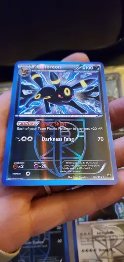 Pokemon TCG Umbreon 64/116 Reverse Holo Rare Card Plasma Freeze 2013 NM - Image 1