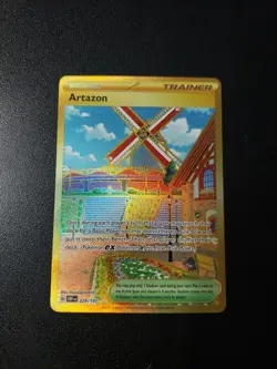 Artazon 229/197 -NM- Secret Rare Gold Full Art Card Pokemon Obsidian Flames - Image 1