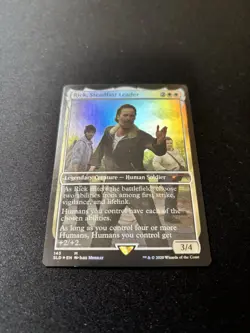 Rick, Steadfast Leader Secret Lair Magic: The Gathering Card Foil Walking Dead - Image 2