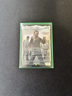 Rick, Steadfast Leader Secret Lair Magic: The Gathering Card Foil Walking Dead - Image 4