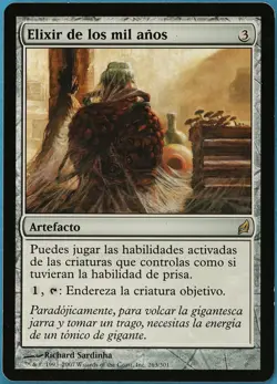 Thousand-Year Elixir Lorwyn (SPANISH) NM Artifact Rare CARD (178500) ABUGames - Image 1