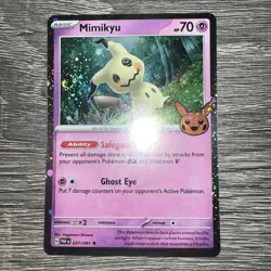 037/091 Mimikyu : Rare Holo Card : Trick or Trade 2024 : Pokemon TCG - Image 1