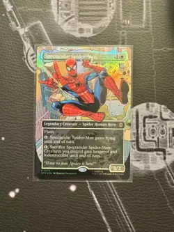 Spectacular Spider-Man Marvel's Spider-Man Borderless Foil Rare - Image 1