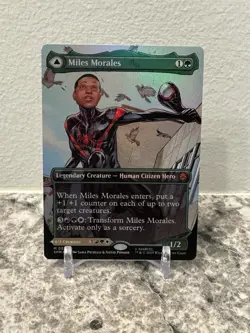 MTG: Miles Morales Marvel's Spider-man (0234) (Borderless) FOIL - Image 1