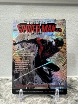 MTG: Miles Morales Marvel's Spider-man (0234) (Borderless) FOIL - Image 2