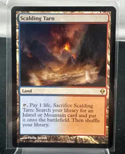 Magic The Gathering: Scalding Tarn Zendikar Regular - ST6 - Image 1