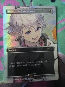 Final Fantasy Alisaie Swords To Plowshares MTG MagicCon Promo ENG NM - Image 1