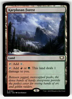 KARPLUSAN FOREST #164 MTG COMMANDER: EDGE OF ETERNITIES - Image 1