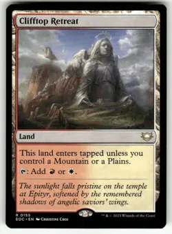 CLIFFTOP RETREAT #155 MTG COMMANDER: EDGE OF ETERNITIES - Image 1