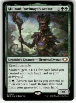 MULTANI, YAVIMAYA'S AVATAR #100 MTG COMMANDER: EDGE OF ETERNITIES - Image 1