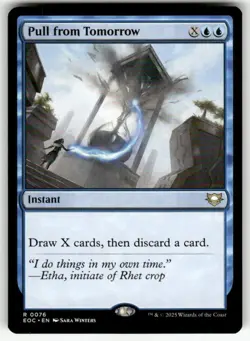 PULL FROM TOMORROW #76 MTG COMMANDER: EDGE OF ETERNITIES - Image 1