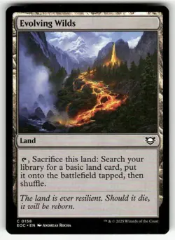 EVOLVING WILDS #158 MTG COMMANDER: EDGE OF ETERNITIES - Image 1