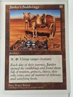 Jandor's Saddlebags - 5th Edition Core Set - Magic the Gathering MTG Nice! - Image 1