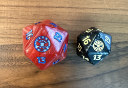 SPIDER-MAN Bundle Oversized+Pre-release D20 Dice Spindown Life Counter MTG Magic - Image 1