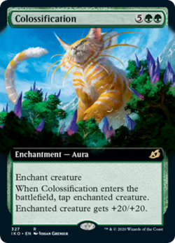 Colossification (Extended Art) FOIL Ikoria: Lair of Behemoths HEAVILY PLD - Image 1
