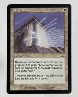 Replenish Urza’s Destiny MP Moderate Play MTG Magic The Gathering A - Image 1