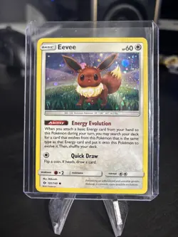 Eevee - 101/149 Sun & Moon Base Set Pokemon Holo Foil Rare Nice! - Image 1