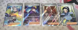 Pokemon TCG lot of 4 full art trainer cards NM/Mint condition - Image 1