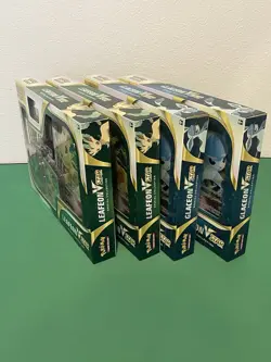 Pokemon TCG Leafeon V Star (x2) and Glaceon V Star (x2) Special Collection Boxes - Image 3