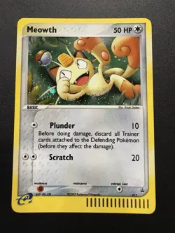 Pokemon TCG Meowth 013 Holo Rare Black Star Promo - Image 1