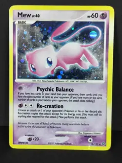 Pokemon TCG Secret Wonders Mew 15/132 HOLO BLEED LP - Image 1
