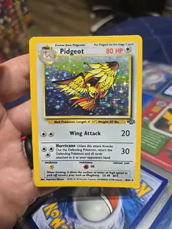 Pokemon TCG Pidgeot Jungle 8/64 Holo Unlimited Holo Rare - Image 1