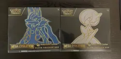 Pokemon TCG Mega Evolution Pokemon Center ETBs - Lucario & Gardevoir Sealed - Image 1