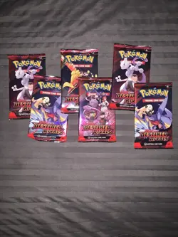 Pokemon TCG Destined Rivals Booster Packs ***6 Pack Bundles*** - Image 1