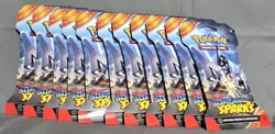 11 Pokemon Scarlet And Violet Surging Sparks Sleeved Booster Packs - Image 1