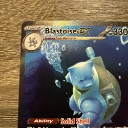 Pokemon Scarlet & Violet 151 200 Blastoise ex Special Illustration Rare Full Art - Image 4