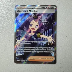 Pokemon TCG Acerola’s Mischief Full Art #165 Mega Evolution - Image 1