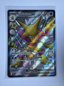 Pokemon TCG - Alakazam ex - PAF 215/091 Paldean Fates - Shiny Ultra Rare #CS1 - Image 1