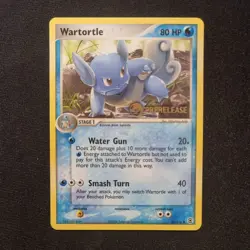 Wartortle EX FireRed & LeafGreen 50/112 Prerelease Stamped Promo Pokemon TCG - Image 1