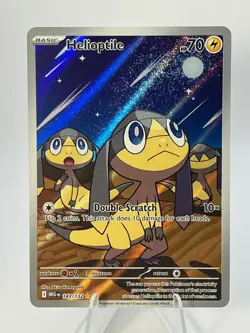 Pokemon TCG - Helioptile - 143/132 (Illustration Rare) - Mega: Mega Evolution - Image 1